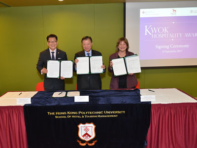 Launch of Kwok Hospitality Awards for Hospitality Study at the Cornell University - 1