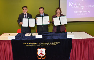 Launch of Kwok Hospitality Awards for Hospitality Study at the Cornell University Launch of Kwok Hospitality Awards for Hospitality Study at the Cornell University