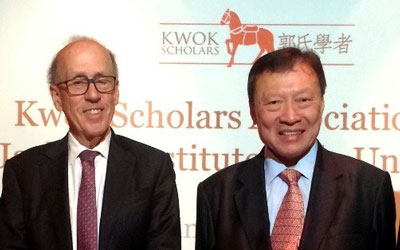 Dr. Stephen Roach and Dr. Walter Kwok Dr. Stephen Roach and Dr. Walter Kwok